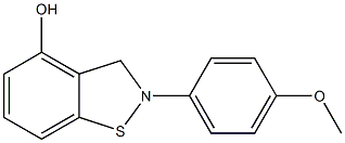 2-(4-METHOXY-PHENYL)-2,3-DIHYDRO-BENZO[D]ISOTHIAZOL-4-OL Struktur