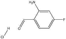 2-AMINO-4-FLUOROBENZALDEHYDE HCL Struktur