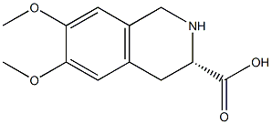 6,7-DIMETHOXY-(S)-1,2,3,4-TETRAHYDRO-3-ISOQUINOLINECARBOXYLIC ACID Struktur