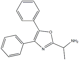 1-(4,5-diphenyl-1,3-oxazol-2-yl)ethanamine Struktur