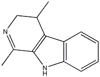 1,4-dimethyl-4,9-dihydro-3H-beta-carboline Struktur