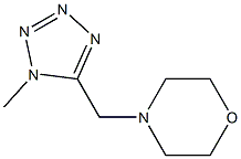 4-[(1-methyl-1H-tetraazol-5-yl)methyl]morpholine Struktur