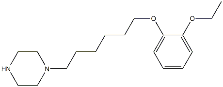 1-[6-(2-ethoxyphenoxy)hexyl]piperazine Struktur