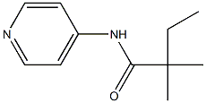 2,2-dimethyl-N-(4-pyridinyl)butanamide Struktur