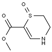 methyl 3,4-dihydro-2H-1,4-thiazine-6-carboxylate 1-oxide Struktur