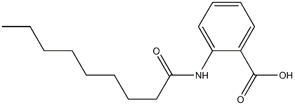 2-(nonanoylamino)benzoic acid Struktur