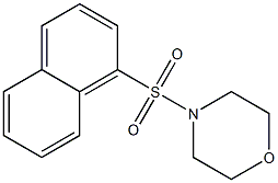 4-(1-naphthylsulfonyl)morpholine Struktur