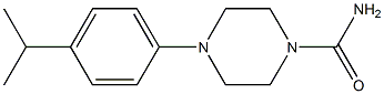 4-(4-isopropylphenyl)-1-piperazinecarboxamide Struktur