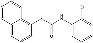 N-(2-chlorophenyl)-2-(1-naphthyl)acetamide Struktur