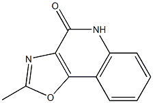 2-methyl[1,3]oxazolo[4,5-c]quinolin-4(5H)-one Struktur