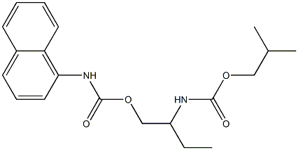 2-[(isobutoxycarbonyl)amino]butyl 1-naphthylcarbamate Struktur