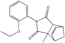 4-(2-ethoxyphenyl)-2-methyl-4-azatricyclo[5.2.1.0~2,6~]dec-8-ene-3,5-dione Struktur