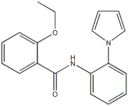 2-ethoxy-N-[2-(1H-pyrrol-1-yl)phenyl]benzamide Struktur