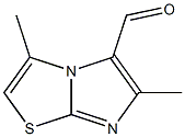 3,6-dimethylimidazo[2,1-b][1,3]thiazole-5-carbaldehyde Struktur