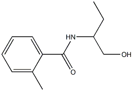 N-[1-(hydroxymethyl)propyl]-2-methylbenzamide Struktur