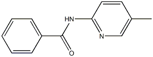 N-(5-methyl-2-pyridinyl)benzamide Struktur