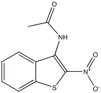 N-{2-nitro-1-benzothien-3-yl}acetamide Struktur