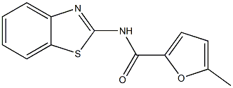 N-(1,3-benzothiazol-2-yl)-5-methyl-2-furamide Struktur