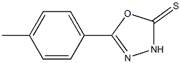 5-(4-methylphenyl)-1,3,4-oxadiazole-2(3H)-thione Struktur