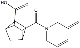 3-[(diallylamino)carbonyl]bicyclo[2.2.1]heptane-2-carboxylic acid Struktur