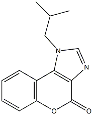 1-isobutylchromeno[3,4-d]imidazol-4(1H)-one Struktur