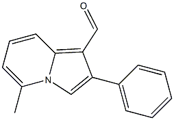 5-methyl-2-phenyl-1-indolizinecarbaldehyde Struktur