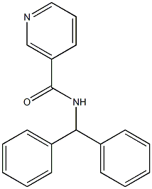 N-benzhydrylnicotinamide Struktur