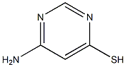 6-aminopyrimidine-4-thiol Struktur