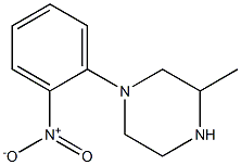 1-{2-nitrophenyl}-3-methylpiperazine Struktur