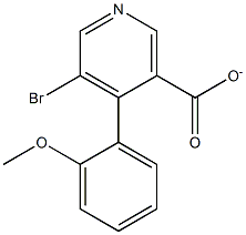 2-methoxyphenyl5-bromonicotinate Struktur