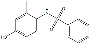 N-(4-hydroxy-2-methylphenyl)benzenesulfonamide Struktur