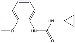 N-cyclopropyl-N'-(2-methoxyphenyl)urea Struktur