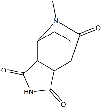 8-methyl-4,8-diazatricyclo[5.2.2.0~2,6~]undecane-3,5,9-trione Struktur