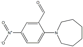 2-(1-azepanyl)-5-nitrobenzaldehyde Struktur