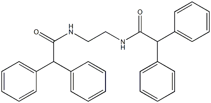 N-{2-[(diphenylacetyl)amino]ethyl}-2,2-diphenylacetamide Struktur