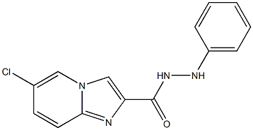 6-chloro-N'-phenylimidazo[1,2-a]pyridine-2-carbohydrazide Struktur