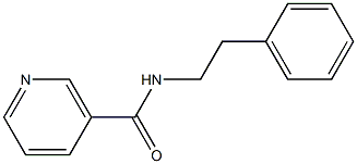 N-(2-phenylethyl)nicotinamide Struktur