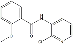 N-(2-chloro-3-pyridinyl)-2-methoxybenzamide Struktur