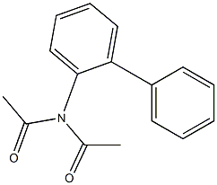 N-acetyl-N-[1,1'-biphenyl]-2-ylacetamide Struktur