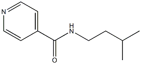 N-isopentylisonicotinamide Struktur