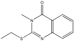 2-(ethylsulfanyl)-3-methyl-4(3H)-quinazolinone Struktur