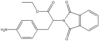 ethyl 3-(4-aminophenyl)-2-(1,3-dioxo-1,3-dihydro-2H-isoindol-2-yl)propanoate Struktur