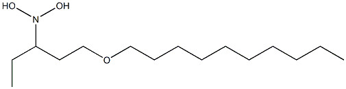 N,N-Dihydroxyethyldecyloxypropylamine Struktur