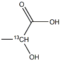 L-Lactic  acid-2-13C  solution  sodium  salt Struktur