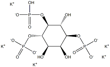 D-myo-Inositol-1,4,5-tris-phosphate  pentapotassium  salt  from  bovine  brain Struktur