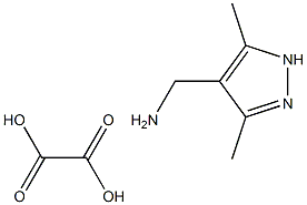 (3,5-dimethyl-1H-pyrazol-4-yl)methylamine oxalate Struktur