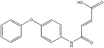 (E)-4-oxo-4-(4-phenoxyanilino)-2-butenoic acid Struktur