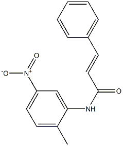 (E)-N-(2-methyl-5-nitrophenyl)-3-phenyl-2-propenamide Struktur