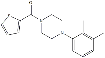 [4-(2,3-dimethylphenyl)-1-piperazinyl](2-thienyl)methanone Struktur