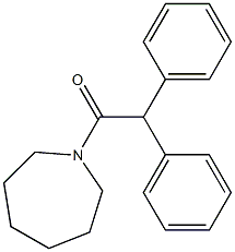 1-(1-azepanyl)-2,2-diphenyl-1-ethanone Struktur